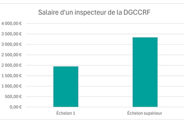 Salaire d'un inspecteur de la DGCCRF