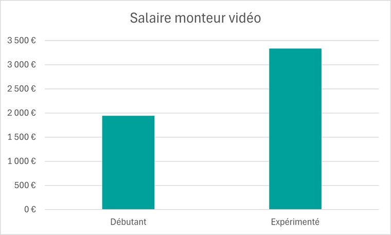salaire monteur vido
